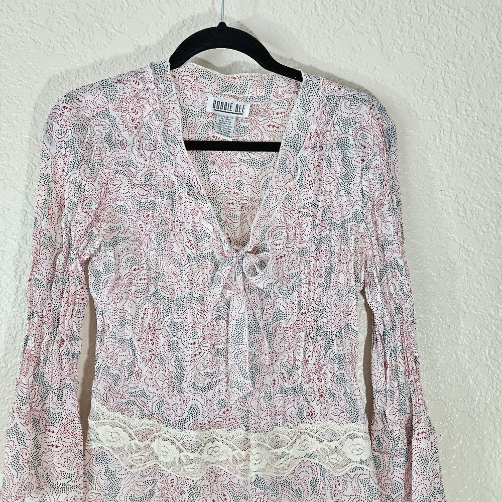 Bobbie Bee Bell Sleeve Blouse - Picture 11 of 13